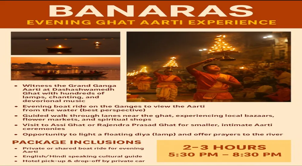 Banaras Evening Ghat Aarti Experience